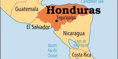 હોન્ડુરાસ મૂડી નકશો