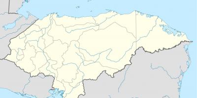 નકશો દર્શાવે છે હોન્ડુરાસ